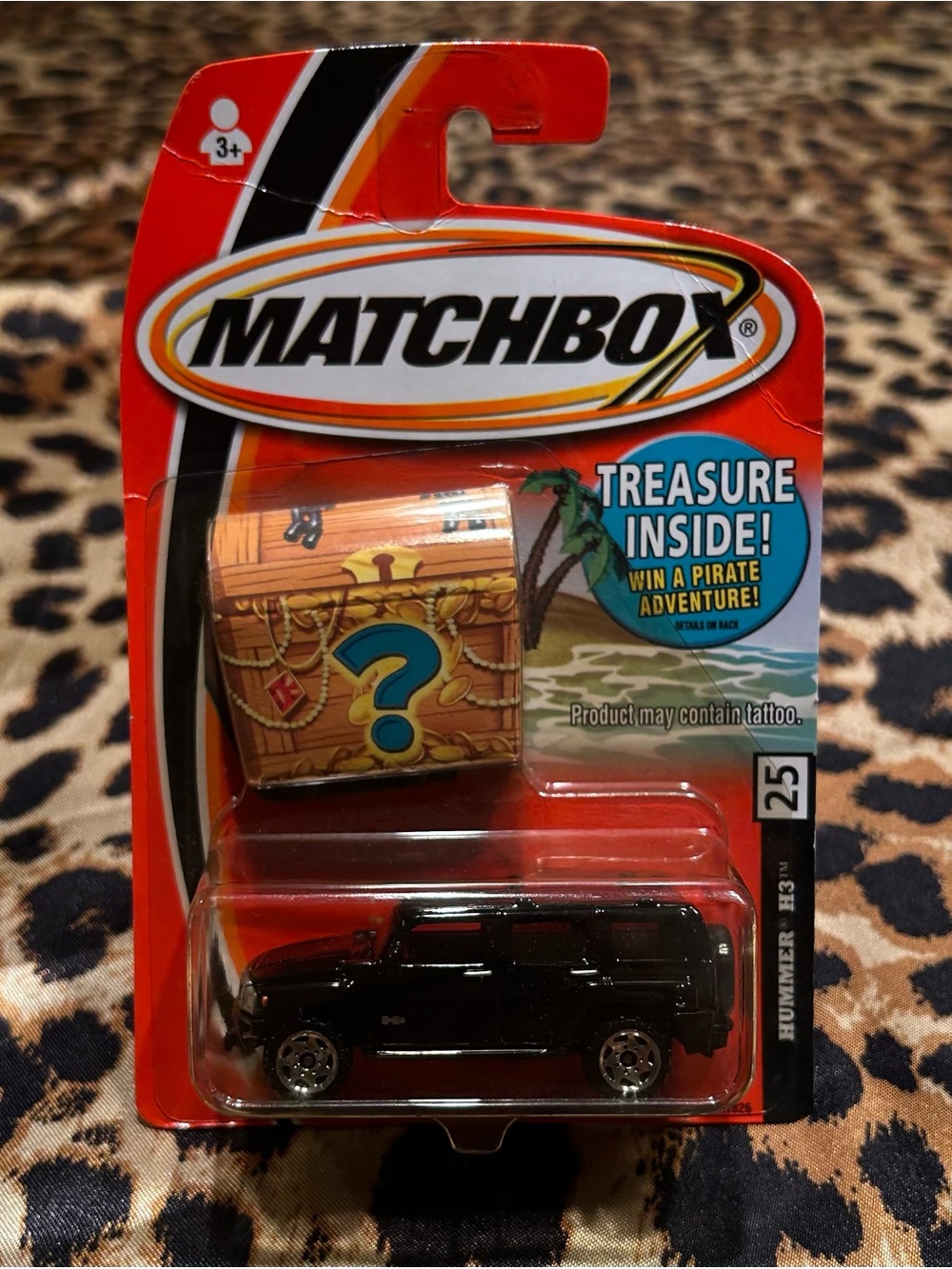 ❌SOLD❌Sealed Matchbox Hummer H3 Black Treasure Inside Series #25 1:64 Diecast